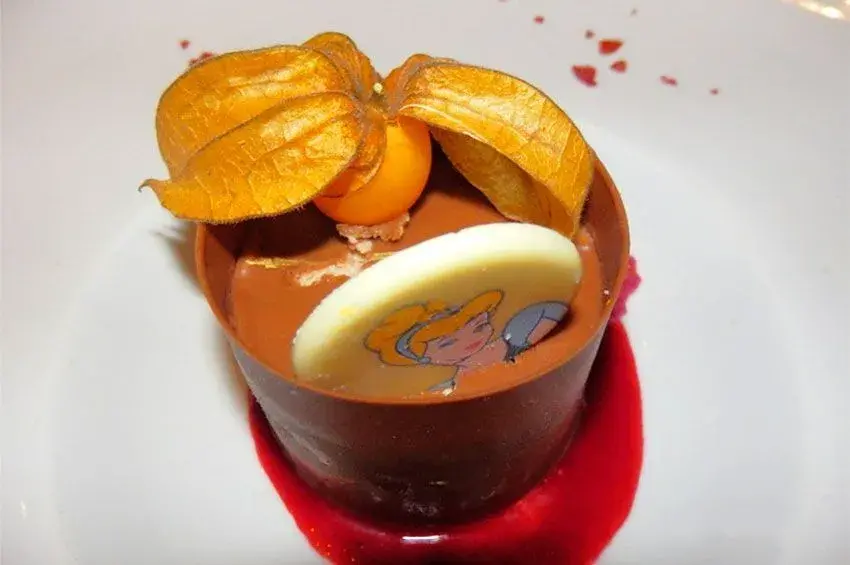 Auberge de Cendrillon - Postre temático del chef